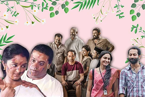Collage of Kaliyattam, Annayum Rasoolum and Joji