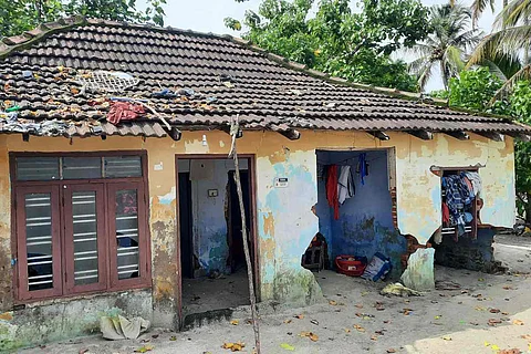 A house in ward 8 of Kannamaly