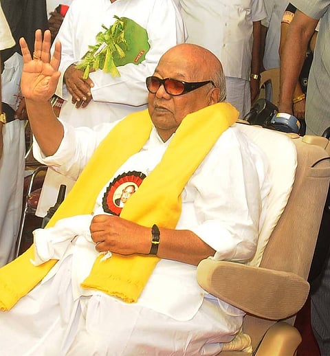 The dilemma of being Muthuvelar Karunanidhi and loving himself more than anything else
