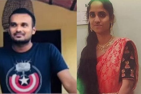 Collage of Suresh and Kavya