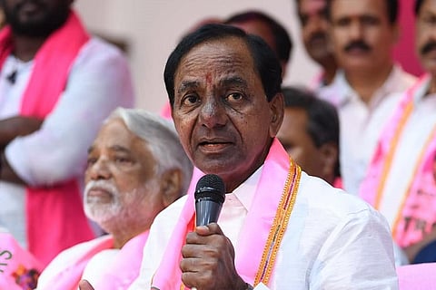 KCR elected as TRS Legislative Party leader, to take oath as CM on Thursday