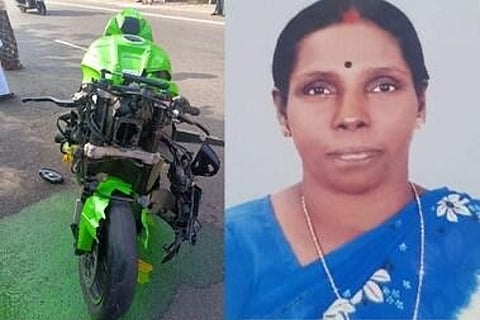 Kerala woman dies after speeding bike involved in racing hits her