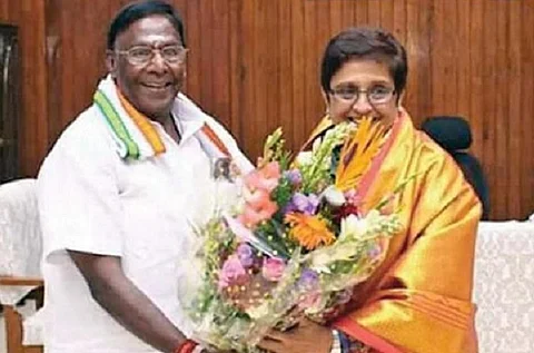 Kiran Bedi Vs Narayanasamy: In the tussle between them, where is democracy at Puducherry?