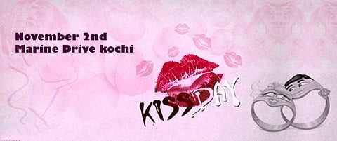 Hindu Munnani resorts to spitting as a protest against IIT-Madras 'Kiss of Love' event
