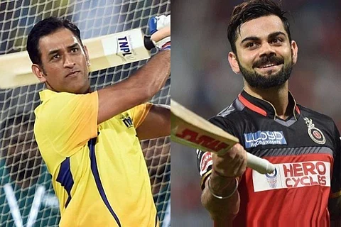 MS Dhoni and Virat Kohli