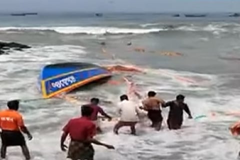 Boat accident
