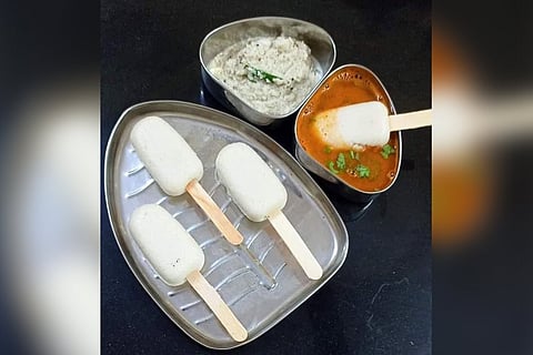 Kulfi Idli | Idli on a stick