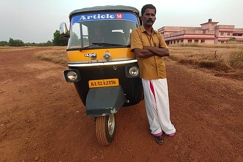 Meet the Kerala man who has called his autorickshaw ‘Article 14’ for 27 years