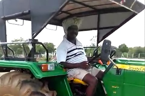 Formerly a Madras High Court judge, A Selvam is now a happy farmer