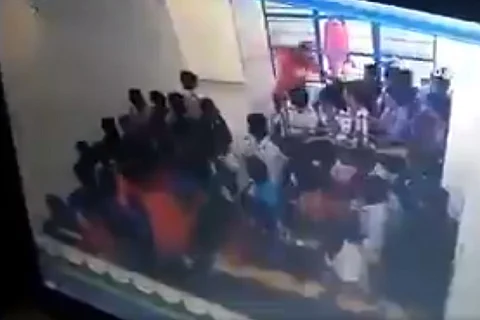 Lecturer in Telangana caught on camera attacking Intermediate student