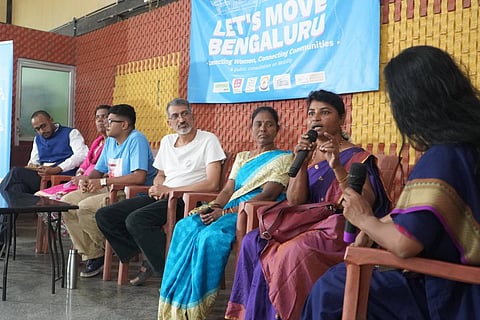Panellists at the Let's Move Bengaluru forum