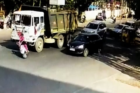 Three persons killed, 2 injured in separate road accidents in Hyderabad