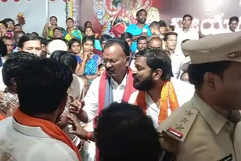 Telangana man beaten by BRS workers for setting off fireworks without Min’s permission