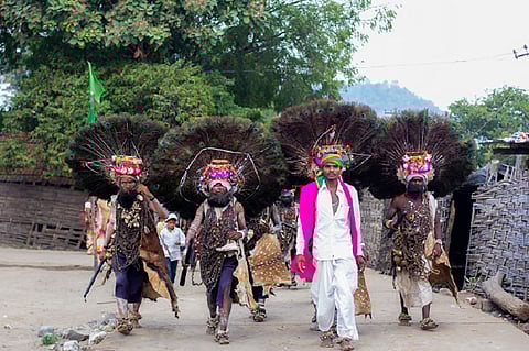 When newly-wed women meet snake god: Telangana tribal man captures Nagoba Jatara fest