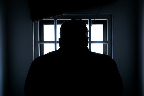 Silhouette of a man