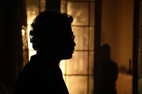 Silhouette of a man