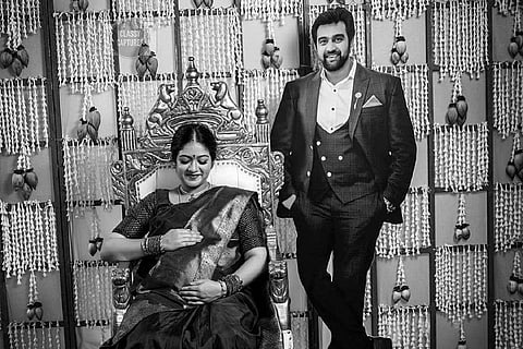 Meghana Raj baby shower