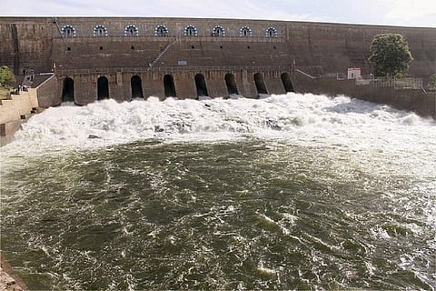 Water released from Mettur dam