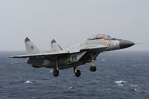 Indian Navy’s MiG-29K fighter aircraft crashes in Goa, pilots safe
