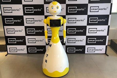 She blinks, talks, senses bad day at work: Meet Mitri, India's first robot HR