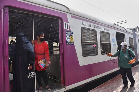Hyderabad MMTS train