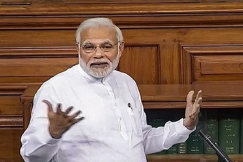 PM lashes out at Naidu for no confidence motion, but is all praise for KCR