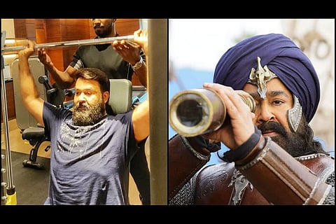 Pictures of Mohanlal working out at the gym create buzz