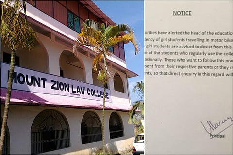 No riding on bike with boys: Kerala college tells girls, then withdraws