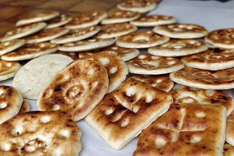 File photo of naans in the old city of Hyderabad