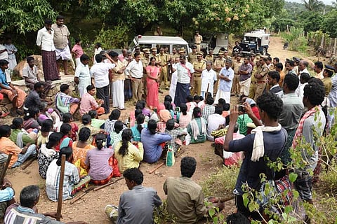 Muthalamada Tribespeople protest