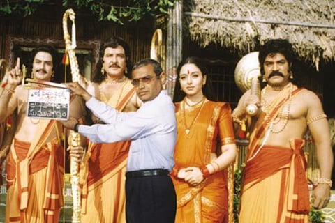 Still from Narthanasala shooting in 2004