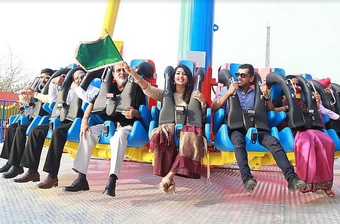 What happened when Navya Nair was taken for a ride on a thriller blockbuster in Kochi