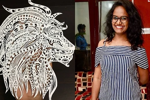 Meet Neetu, the Hyderabad woman whose intricate paper cutting art is a hit on Instagram