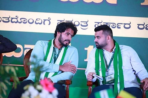 Nikhil Kumaraswamy and Prajwal Revanna