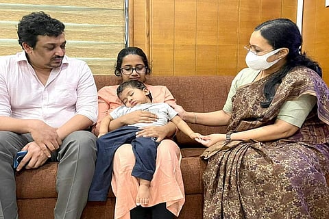 Kerala couple seeks help for their toddler Nirvaan diagnosed with Spinal Muscular Atrophy