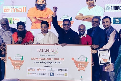 Patanjali makes grand ecommerce foray, partners with Flipkart, Amazon and others