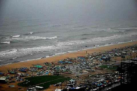 A coastal fishing community near Mylapore is bearing the brunt of unusual high tide