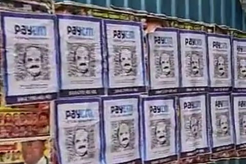 'PayCM' posters in Bengaluru against CM Bommai