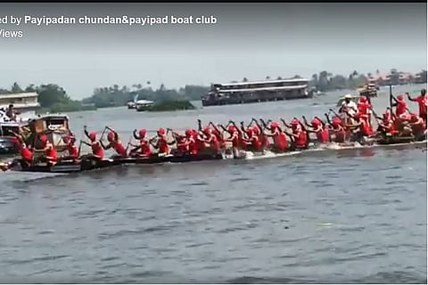 Payippadan Chundan wins the Nehru Trophy Boat Race for the fourth time