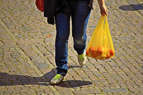 Plastic carry bag