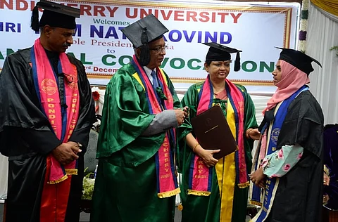 Gold medalist kept out of Pondy Univ convocation ceremony with President Kovind