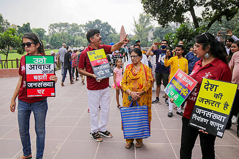 Activists advocating for population control law