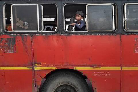 Representative image of a government bus