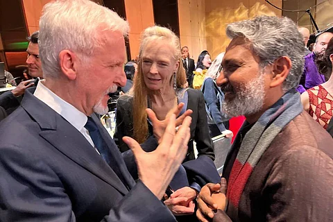 James Cameron and SS Rajamouli