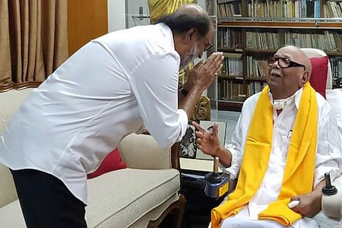 Unforgettable black day in my life: Rajinikanth expresses grief at Kalaignar's passing