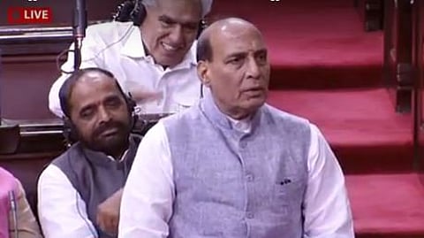 Didn't go to Pakistan to have lunch: Rajnath Singh in Rajya Sabha