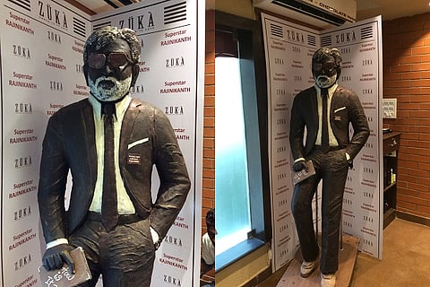 The sweetest tribute to Rajinikanth: A life size chocolate statue in Chennai