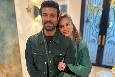 Ram Charan and his wife Upasana