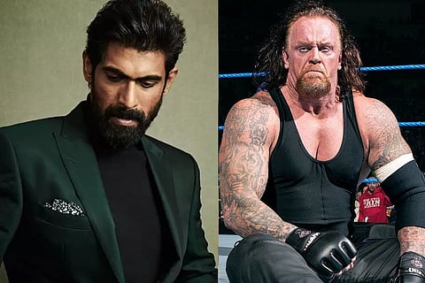 Rana with 'The Undertaker'