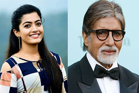 Rashmika Mandanna and Amitabh Bachchan